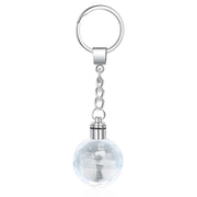Personalized Photo Stainless Steel+Crystal Glass Keychain