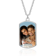 Custom Stainless Steel Photo Pendant Necklace