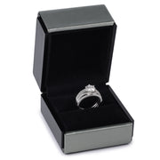 925 Sterling Silver Moissanite Ring