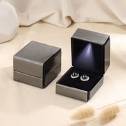 925 Sterling Silver Black Pearl Earrings