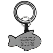 Personalized Fish Pet Dog Tag