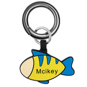 Personalized Fish Pet Dog Tag