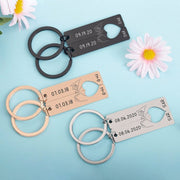 Custom Couple Keychain