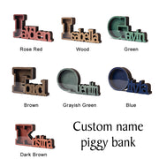 Custom Letter Piggy Bnak