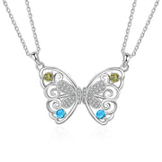 Custom Butterfly Necklace Set