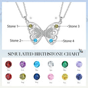 Custom Butterfly Necklace Set