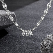Engraving Stainless Steel Necklace