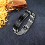 Custom Morse Code Men Bracelet