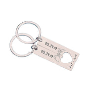Custom Couple Keychain