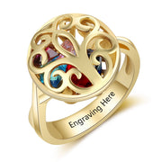 Custom Birthstone Ring