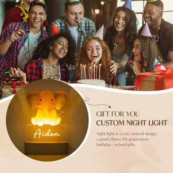 Custom Elephant Night Light