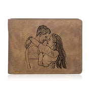 Fashion Personalized Leather Photo Wallet