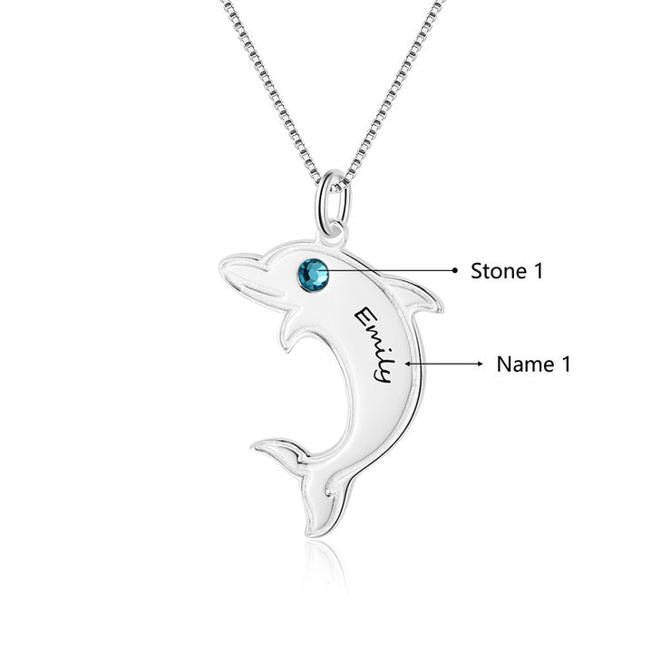 Custom Dolphin Necklace