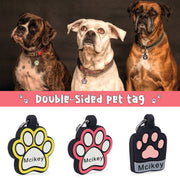 Custom Paw Dog Tag