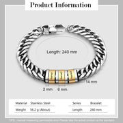 Personalized Stainless Steel Name Custom Braccelet
