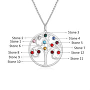 Personalized Family Tree Name Necklace