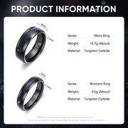 Custom Tungsten Steel Couple Ring