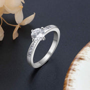 925 Silver Lady Ring
