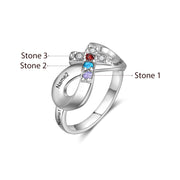 Personalized Cross Ring