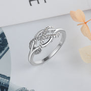 Engraved With a Personalized Rhodium Plated Ring