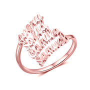 Custom Copper Name Ring