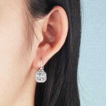 Fashion Copper CZ Earrings