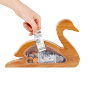Personalized Swan Piggy Bank