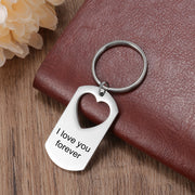 Engraving Stainless Steel Necklace&Keychain