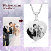 Personalized Stainless Steal Photo Necklace