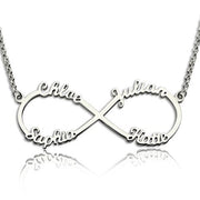 Infinity Pendant Name Necklace