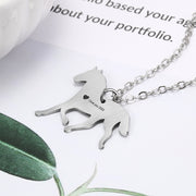 Stainless Steel Horse Necklace