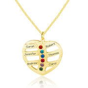 Personalized Heart-Shaped Necklace