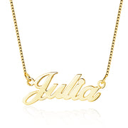 Sterling Silver/Gold/Rose Gold Plated Name Necklace