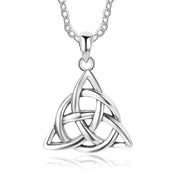 Celtic Jewelry 925 Sterling Silver Necklace With 45CM Chain