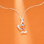 Personalized Copper Heart-Shaped Necklace