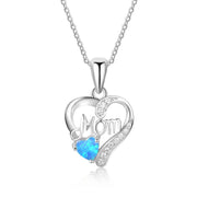 Best Gift for Mother Opal Necklace With 45CM Chain