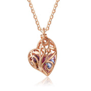 Fashion 925 Silver Birthstone Necklace