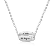 Stainless Steel Personalized Bead Necklace