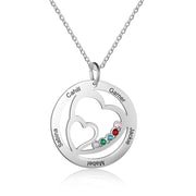 Personalized Stainless Steel Heart Shape Necklace
