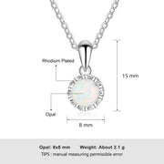 Fashion Opal Necklace With 45CM Chain