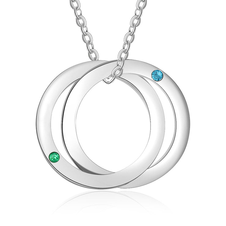 Birthstone Series Multi Circle Necklace