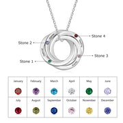 Custom Multi Ring Necklace