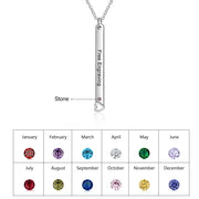 Stainless Steel Vertical Bar Necklaces