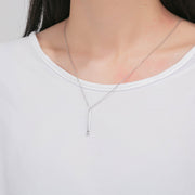 Stainless Steel Vertical Bar Necklaces