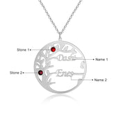 Personalized Tree of Life Name Necklace