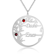 Personalized Tree of Life Name Necklace