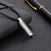 Personalized Name Vertical Bar Necklace