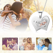 Engraving Stainless Steel Mom Necklace