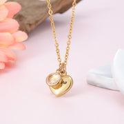 Parent Child Heart Shaped Necklace