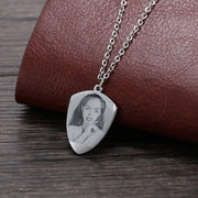 Personalized Stainless Steel Photo Necklace